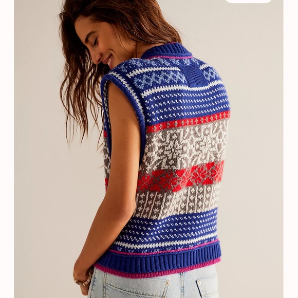 NEW FREE PEOPLE WE THE FREE Prep School Cardi NWOT - Picture 2 of 10